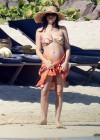 Jenna Dewan Tatum - Bikini on a beach in St Barts